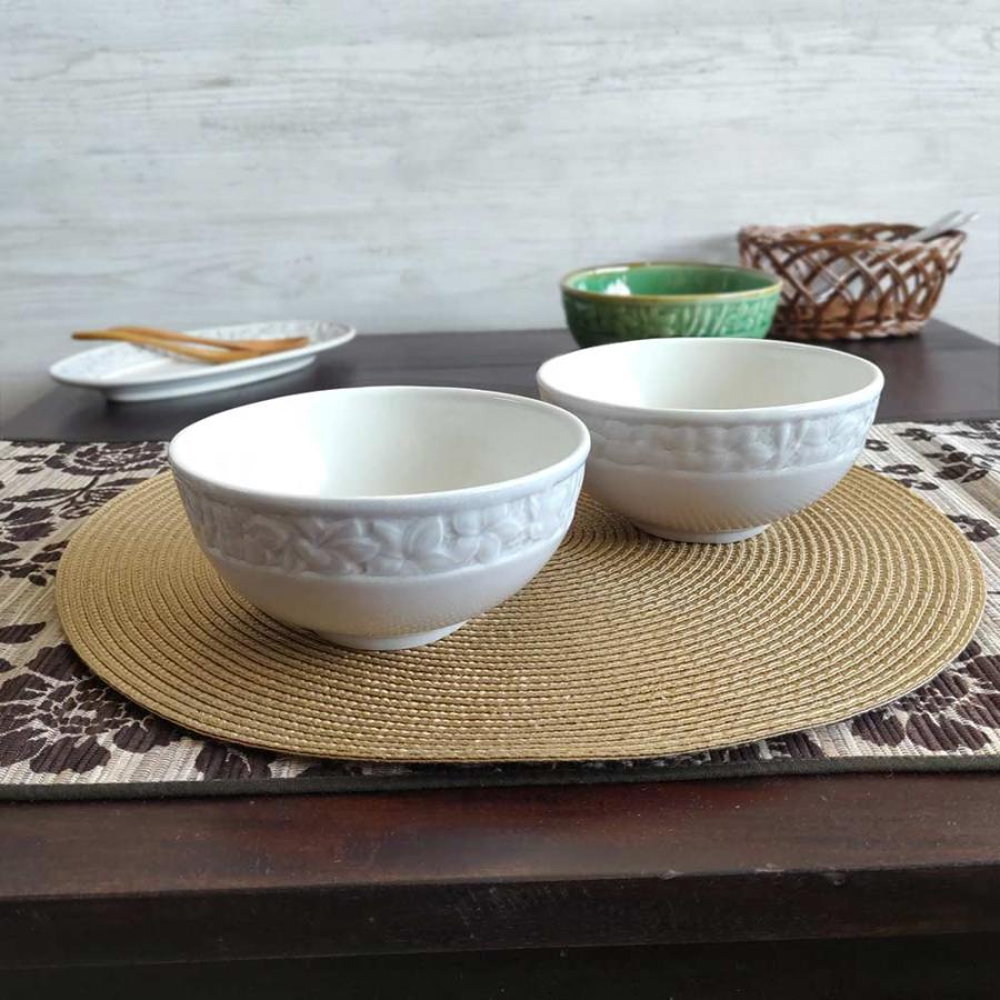 ジェンガラケラミック 丼 スープボウル 2個1セット 陶器 2色 グリーン