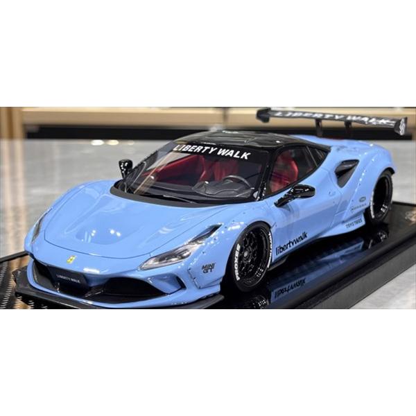 ミニカー 1/18 フェラーリ ミニカー フェラーリ F8 ブルー色 VIP Scale
