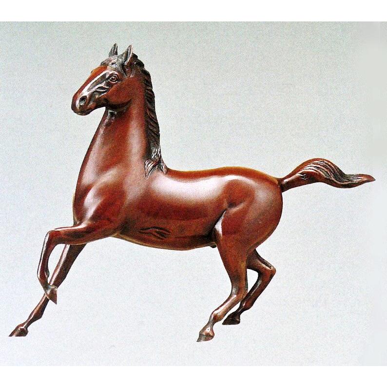 高岡銅器 馬の置物／勇馬10号 美術工芸通販／送料無料 : 檜屋美術館