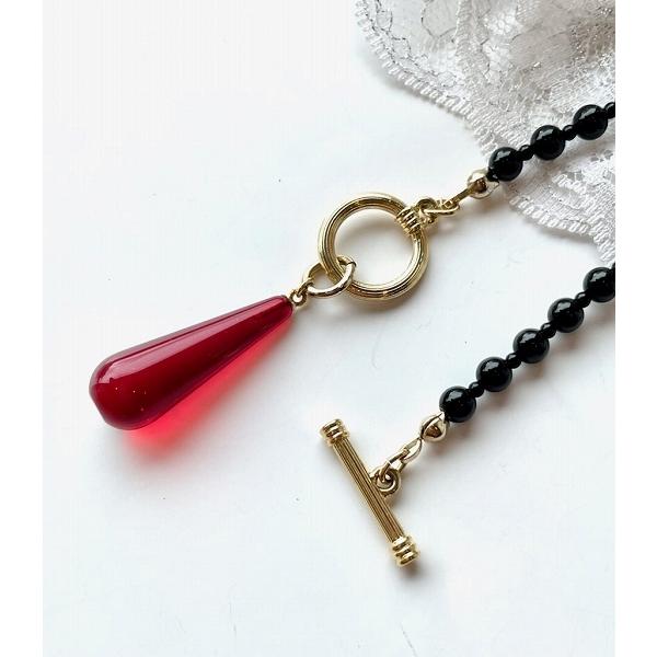 天然石 還暦祝い 女性 琥珀 ネックレス レッドアンバー 赤琥珀 ロング