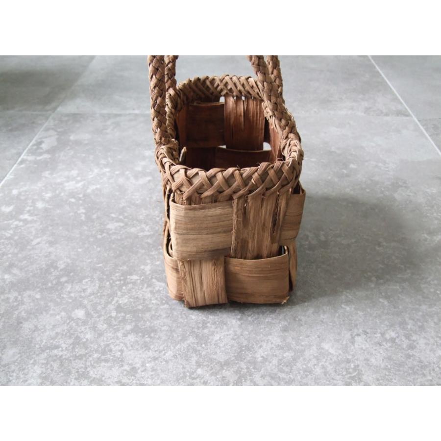 純国産 山葡萄かごバッグ 超極太市松編み : おまめ - 通販 - Yahoo