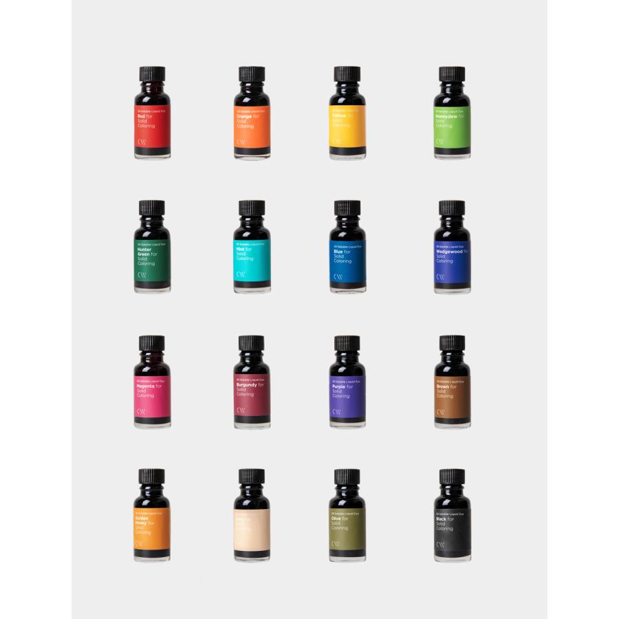 リキッドカラー 液体染料 20ml× 16色セット 染料 キャンドル