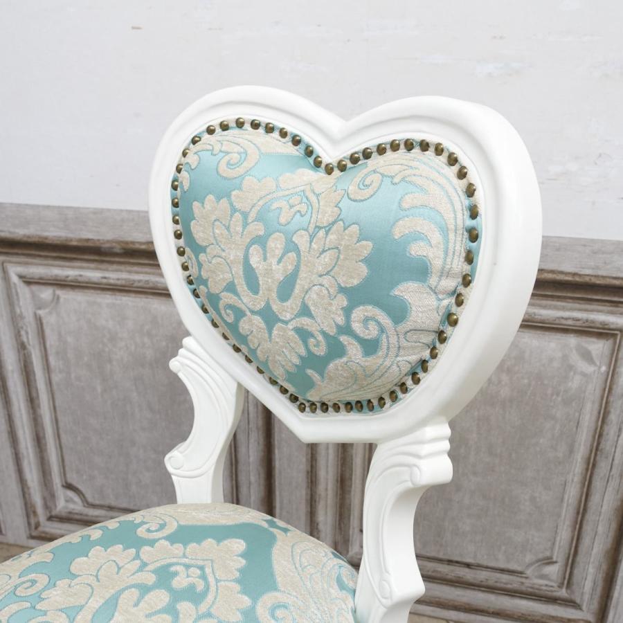 シングルチェア ハート アンティーク レトロ プリンセス クラシック 姫