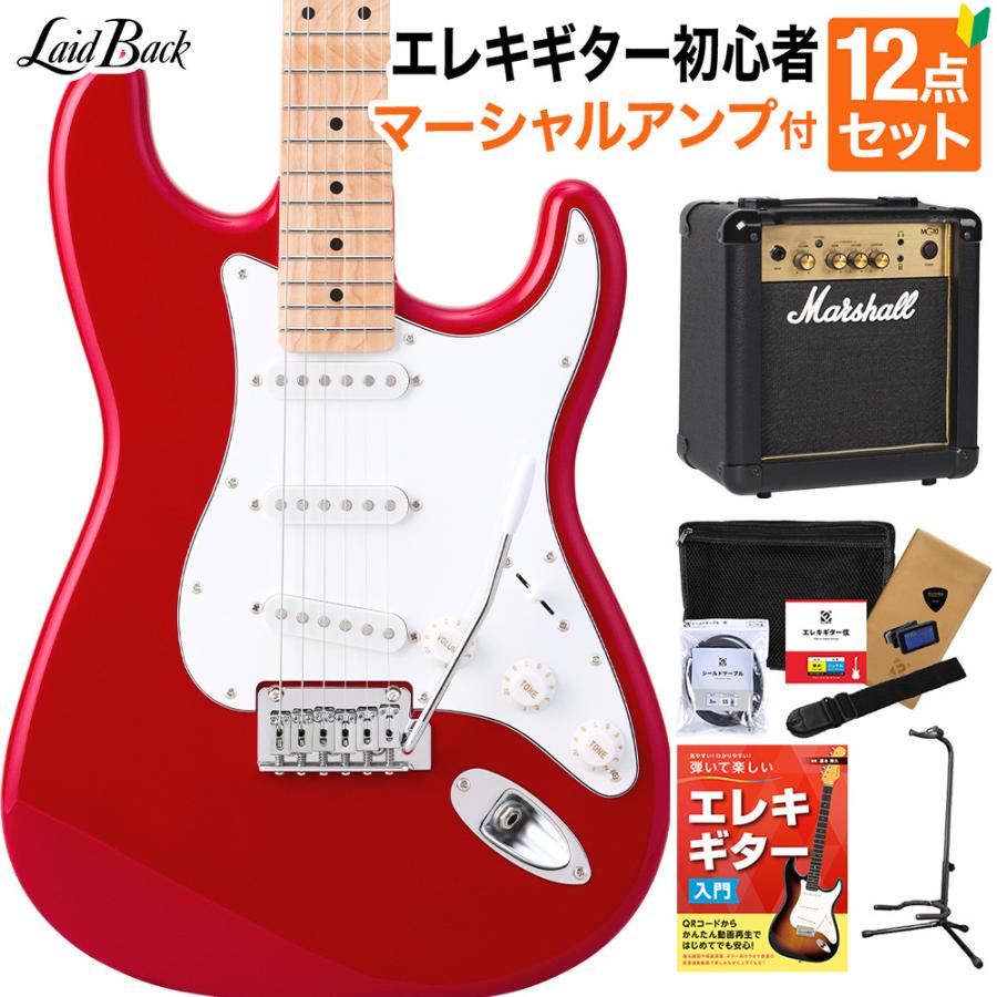 LaidBack レイドバック LST-5-M-3S CRD エレキギター初心者12点セット