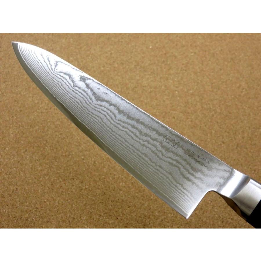 関孫六 包丁 牛刀 18cm (180mm) 関の刃物 貝印 ダマスカス 33層