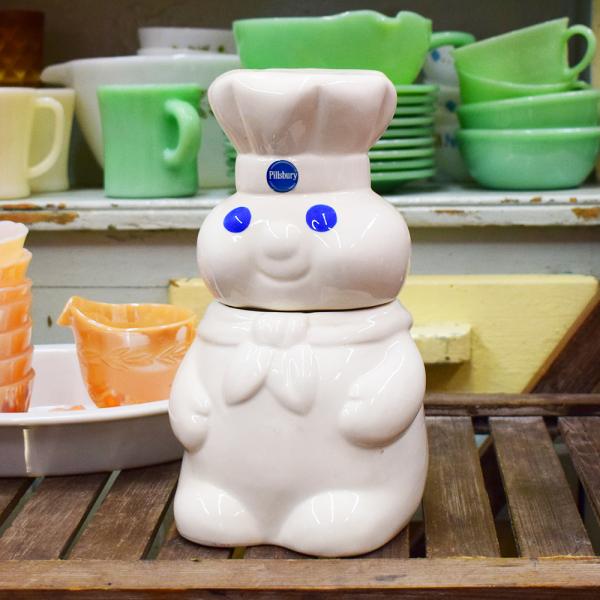 Pillsbury ピルズベリー ドゥボーイ クッキージャー 陶器製 / キッチン
