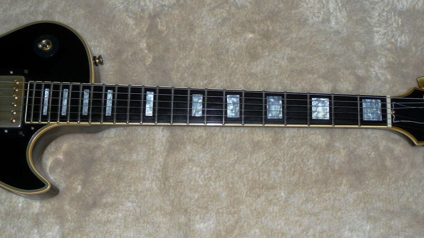 GrecoのLes Paul Custom ミントコレクション エボノール指板 シリアル