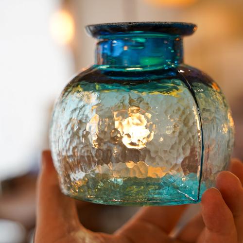 安土草多 ペンダントライト 照明 吹きガラス botebote（クリア