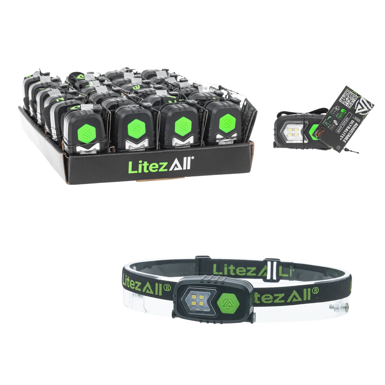 LitezAll® Ultralite® Headlamp Bulk - LitezAll