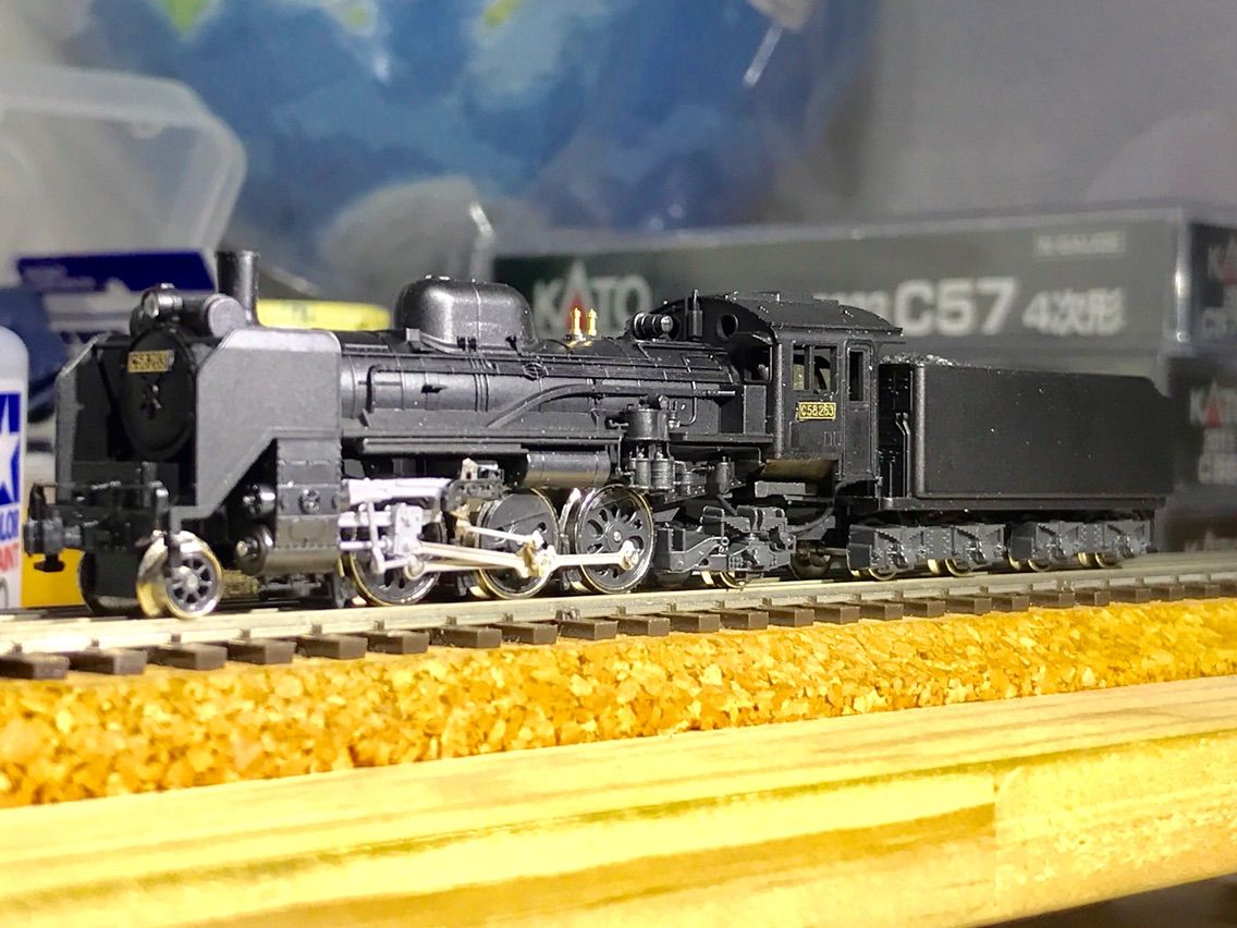 385☆ 中古美品 KATO 蒸気機関車 C58 2010 KATO Nゲージ C58 2010