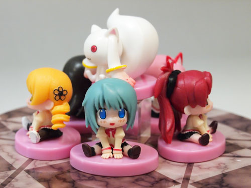 LAWSONまどマギぺたん娘 ミニフィギュア買って来ました（伊藤園の