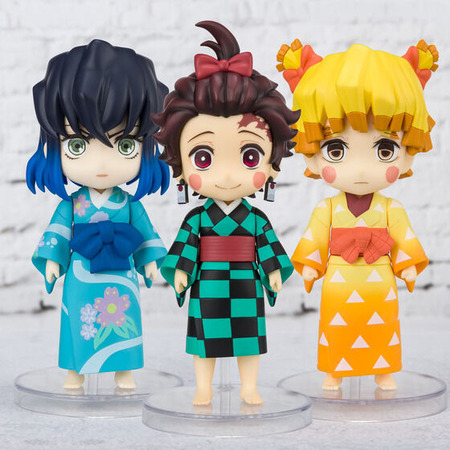 Figuarts mini 炭子・善子・猪子 -遊郭編セット- 鬼滅の刃 : 鬼滅の刃