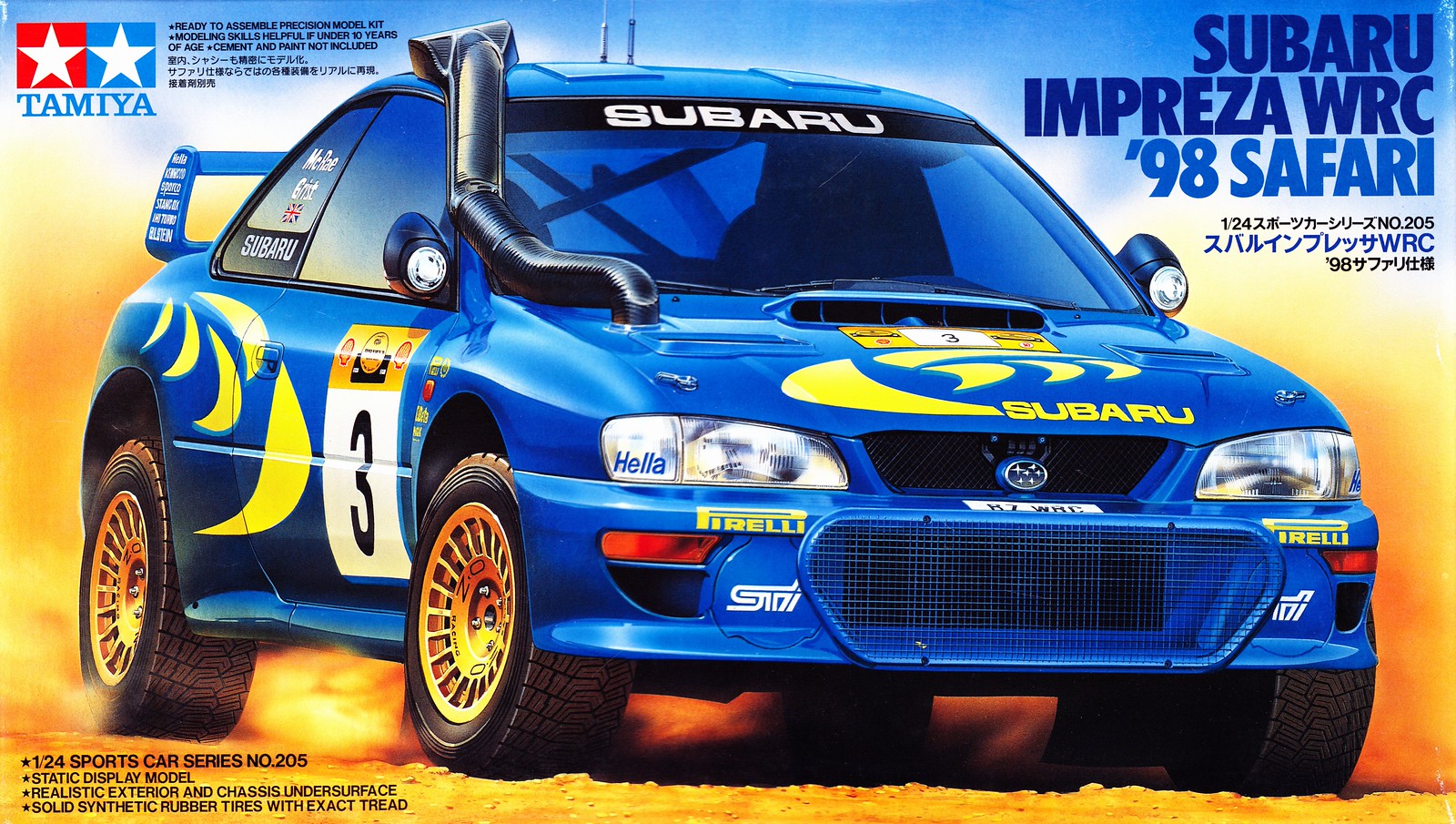 Subaru Impreza Safari Rally 1998 WRC | Tamiya 950344 24205 2… | Flickr