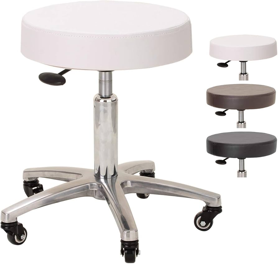 Amazon.co.jp: 低反発 エステスツール DX 丸椅子 キャスター 高さ43