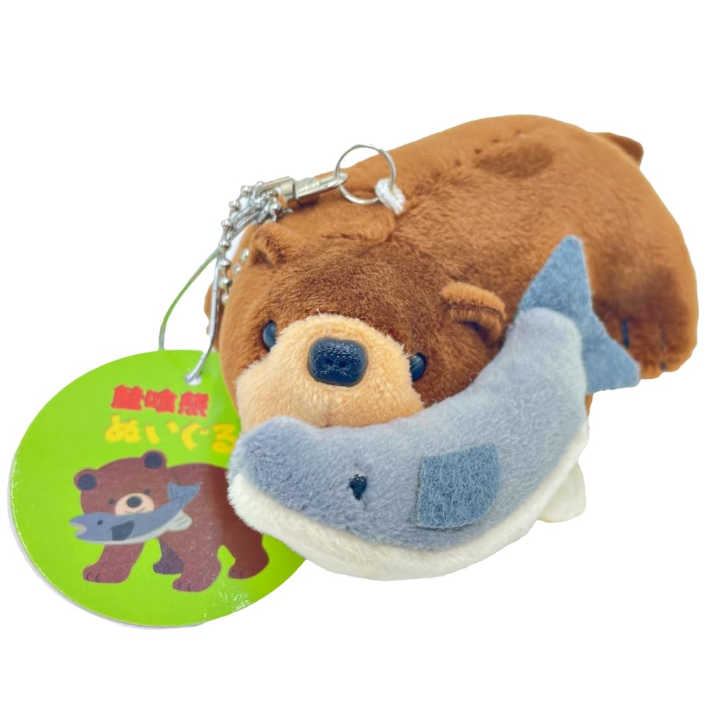 Amazon.co.jp: 北海道限定ベア 木彫りクマ風ぬいぐるみマスコット