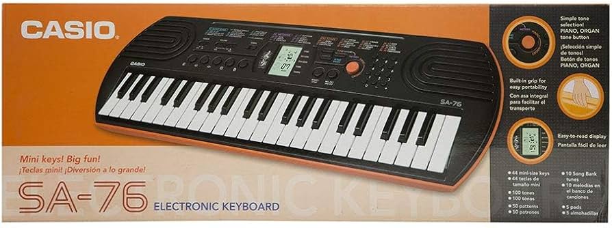 Casio SA-76 44-Key Mini Personal Keyboard : Amazon.sg: Electronics