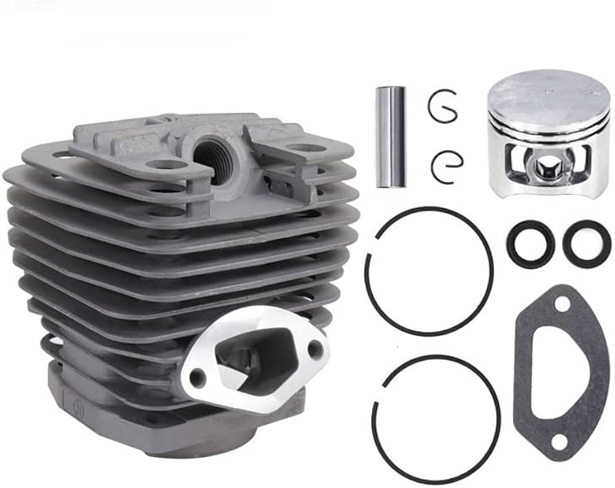 Amazon.com : Dual Channel Cylinder Piston Kit Fit For Zenoah 52cc