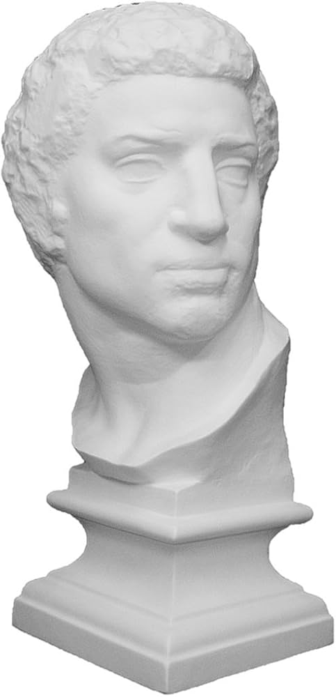 Amazon.co.jp: 石膏像 S－212 ブルータス首像 H．58cm
