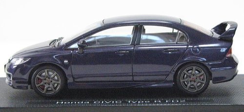 Amazon | EBRRO ホンダ シビック タイプR FD2 バイオレット (1/43 ダイ