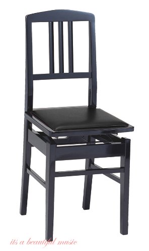 Amazon | 日本製 トムソン椅子 NO.5タイプ【特注】 座部シートブラック