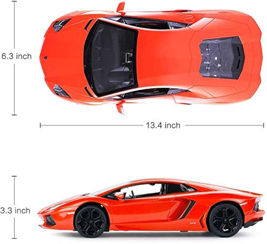 Amazon.com: RASTAR 1/14 Scale Lamborghini Aventador LP700 Radio