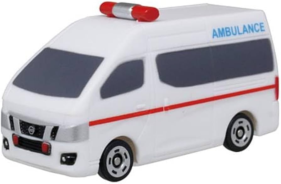 Amazon.co.jp: 【日産 NV350キャラバン（救急車）】ポケットトミカ
