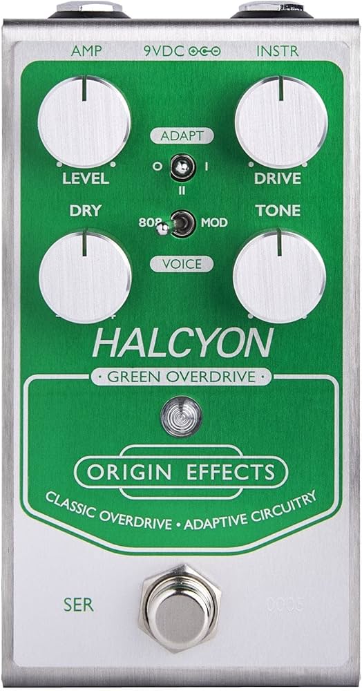 Amazon.com: Origin Effects Halcyon Green Overdrive Pedal : Musical