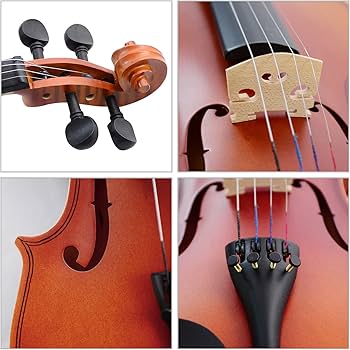Amazon | BQKOZFIN バイオリン 3/4 初心者セット ヴァイオリン 弓2本