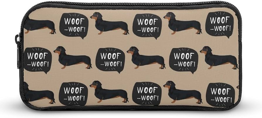 Amazon.co.jp: 筆箱 ダックスフンド 犬柄 ペンケース ふでばこ 男の子