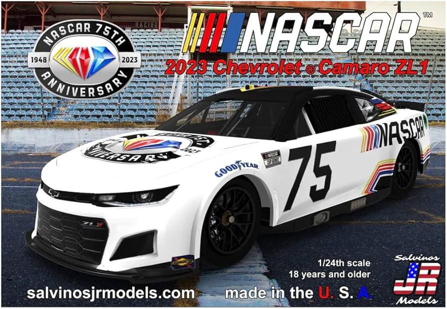 Amazon | サルビノス J・R モデル 1/24 NASCAR 2023 カマロ ZL1 NASCAR
