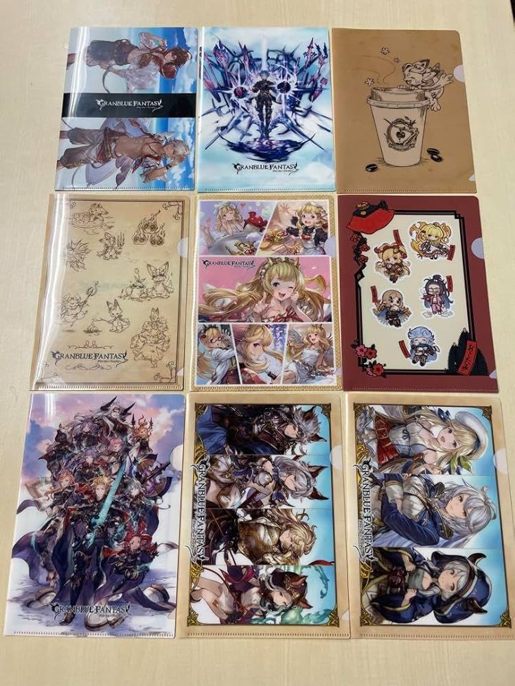Amazon.co.jp: グラブル クリアファイル セット : Toys & Games