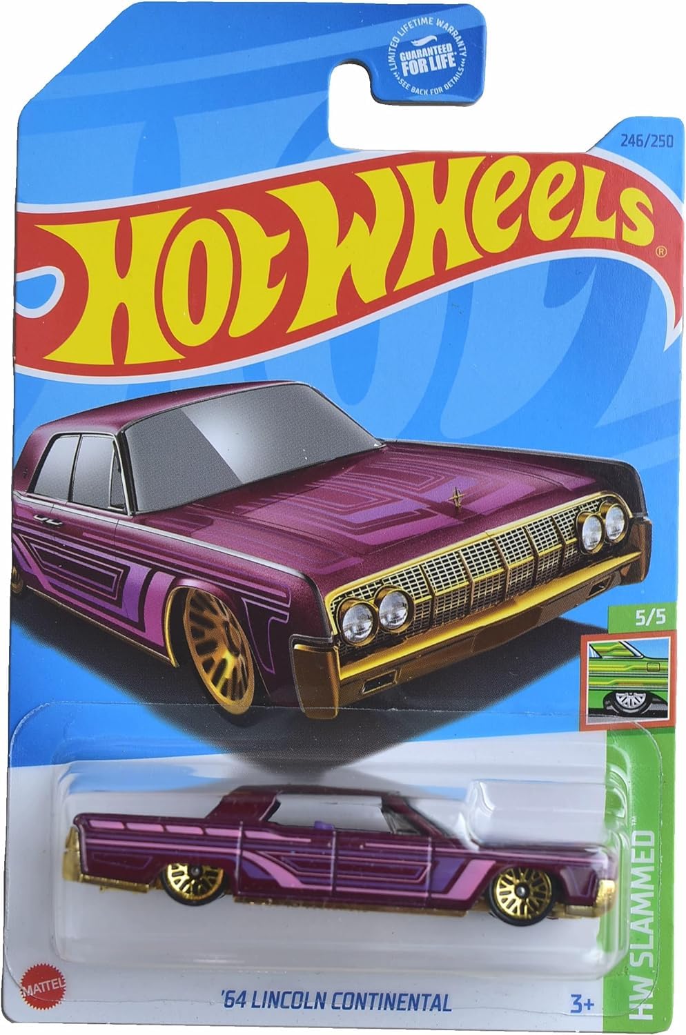 Amazon.com: Mattel Hot Wheels '64 Lincoln Continental, HW Slammed