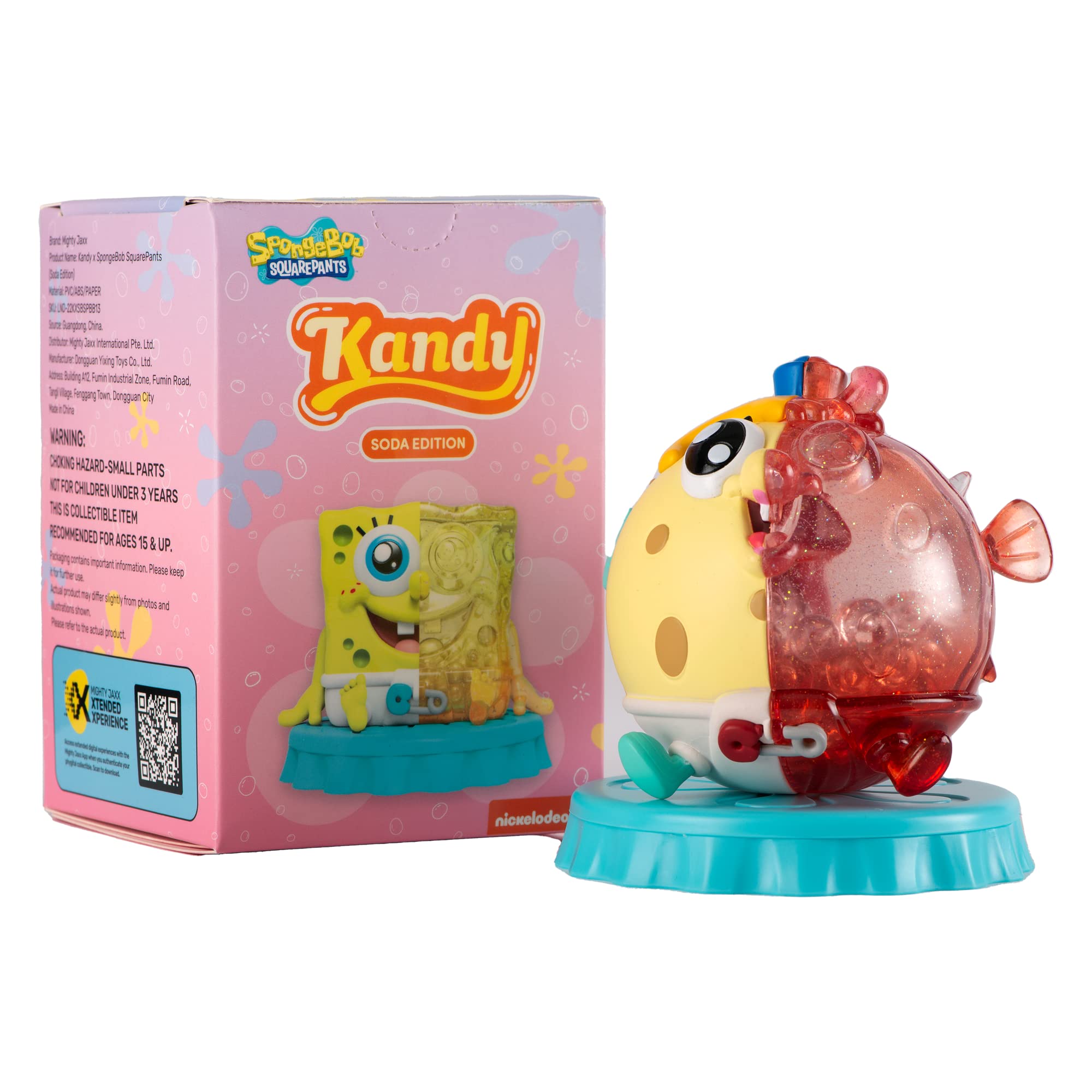 Amazon.com: Mighty Jaxx Kandy X Spongebob Squarepants (Soda