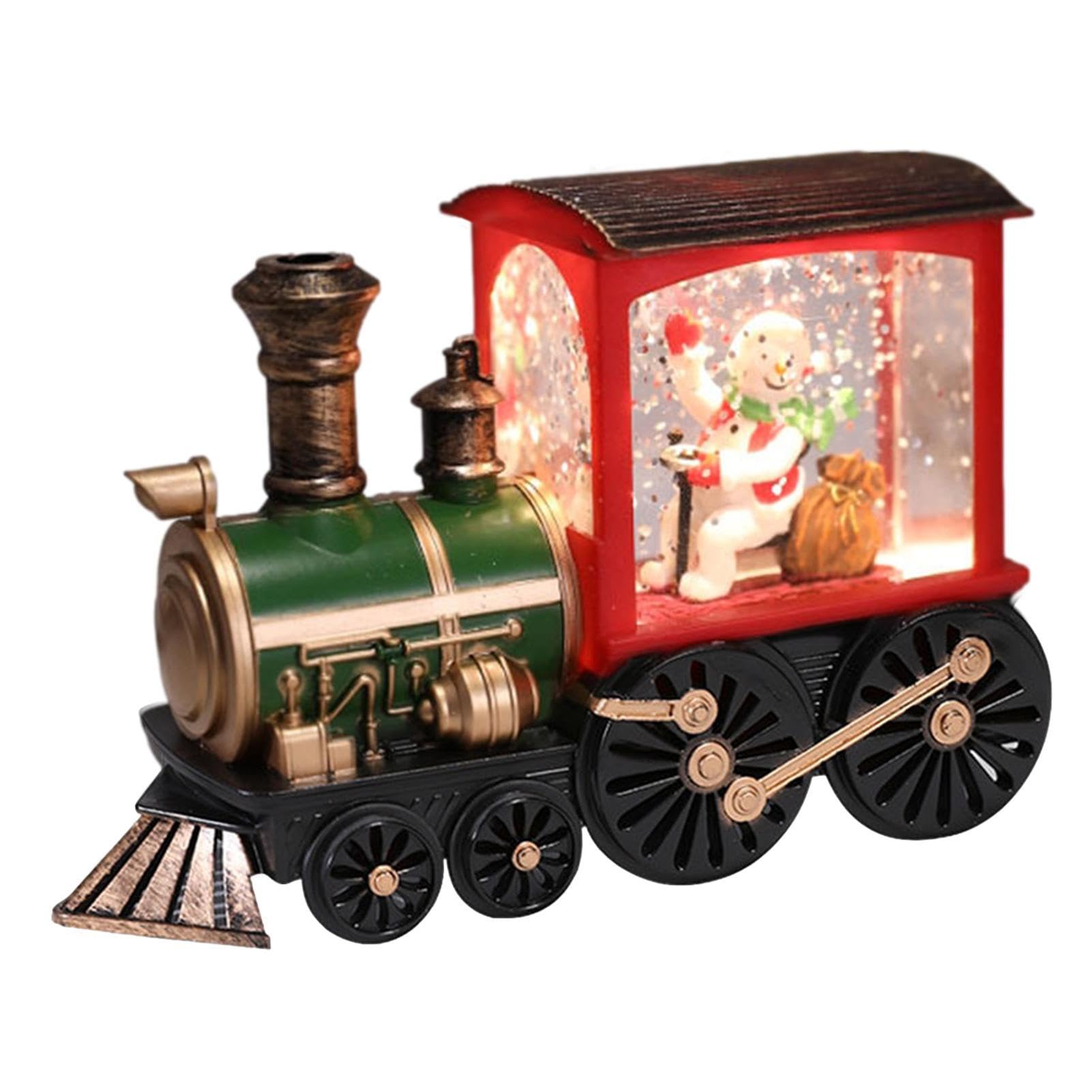 Amazon.co.jp: 光るクリスマス列車の装飾 | 絶妙な雪だるまスノー
