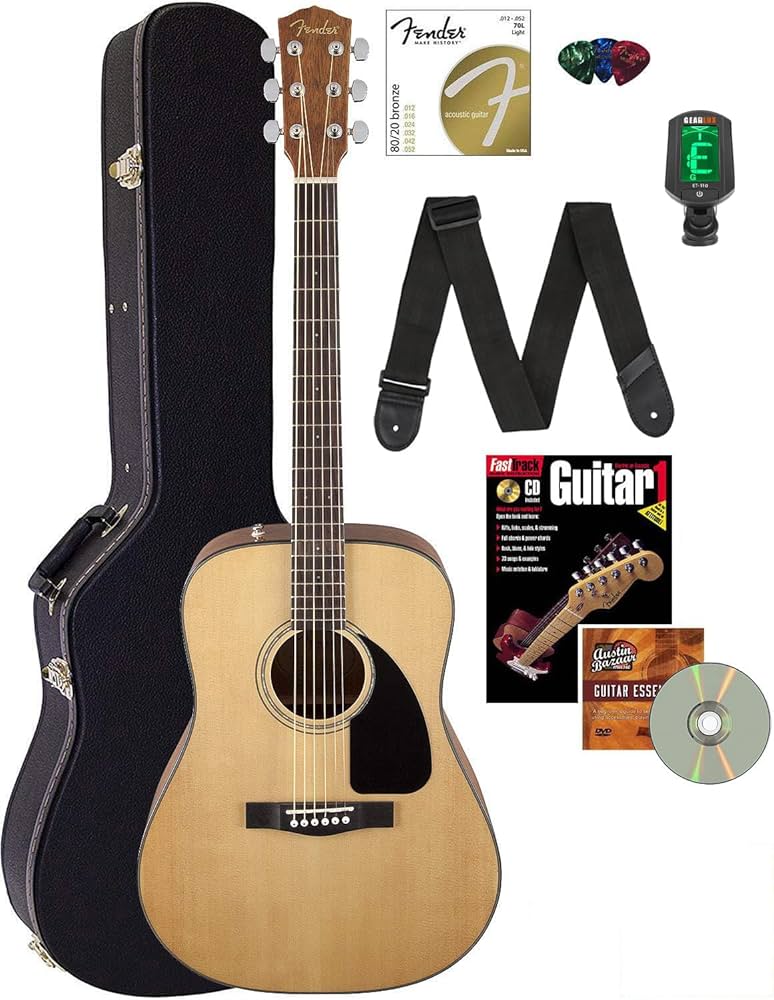 Amazon | Fender CD-60 ドレッドノート アコースティックギター