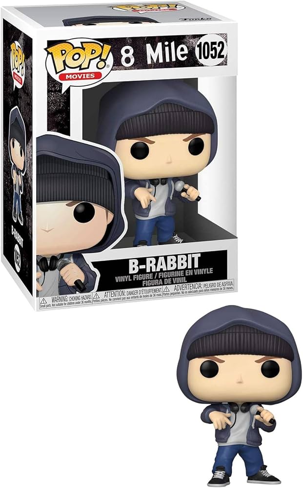 Amazon.com: Funko Pop! Movies: 8 Mile - Rabbit : Toys & Games