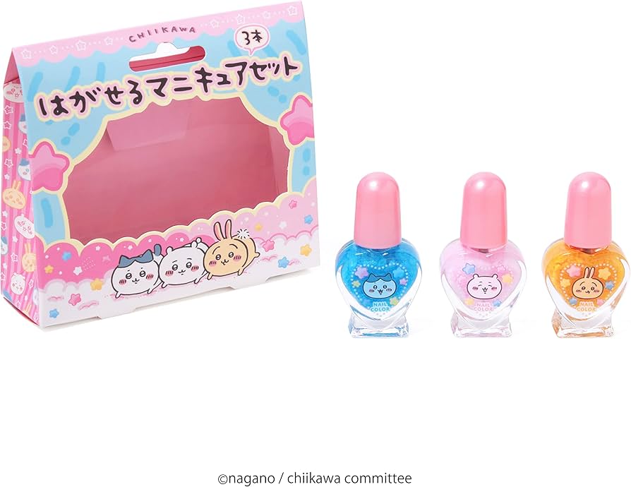 Amazon.co.jp: レイス(Race) ちいかわ はがせるマニキュア3本セット