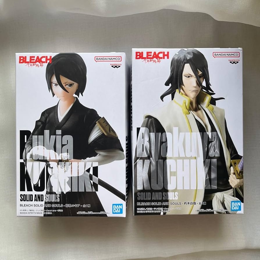Amazon | BLEACH 朽木白哉 朽木ルキア フィギュア 2個セット