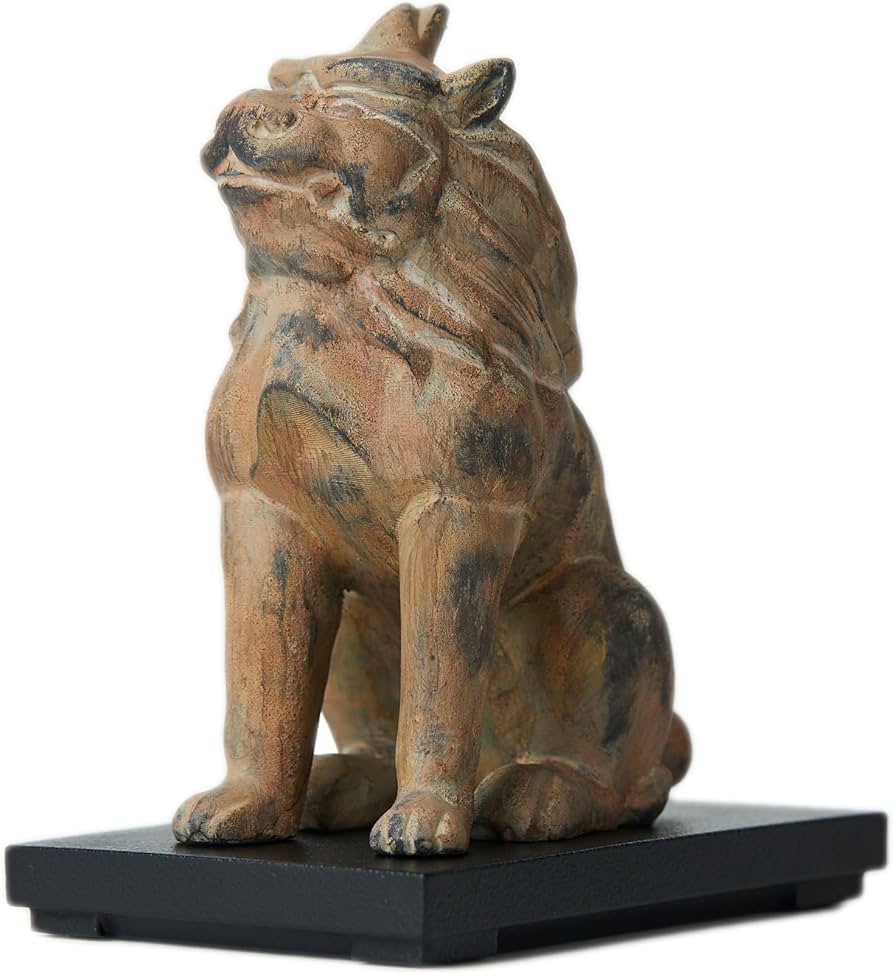 Amazon.co.jp: イスムTanaCOCORO[掌] WOOD 狛犬（木製：桧）＿木彫り