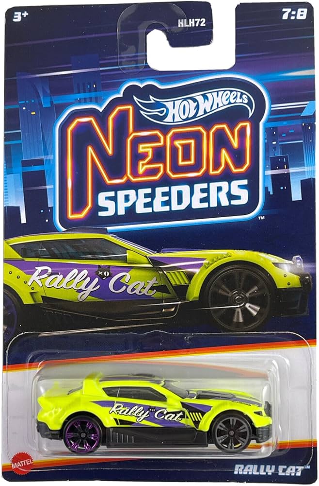 Amazon.co.jp: Hot Wheels ネオン スピーダー 1:64 ダイカスト (ラリー