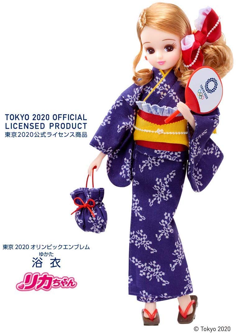 Amazon.co.jp: タカラトミー(TAKARA TOMY) リカちゃん 浴衣 東京2020