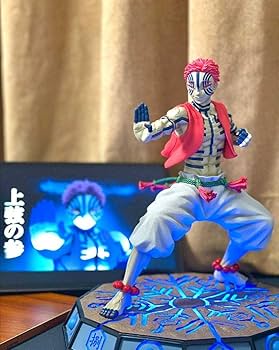 Amazon | 上弦参 猗窩座 あかざ 鬼滅 フィギュア ガレージキット