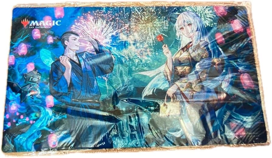 MTGプレイマット 放浪皇のお花見 放浪皇ver 藤ちょこ MTG 放浪皇のお