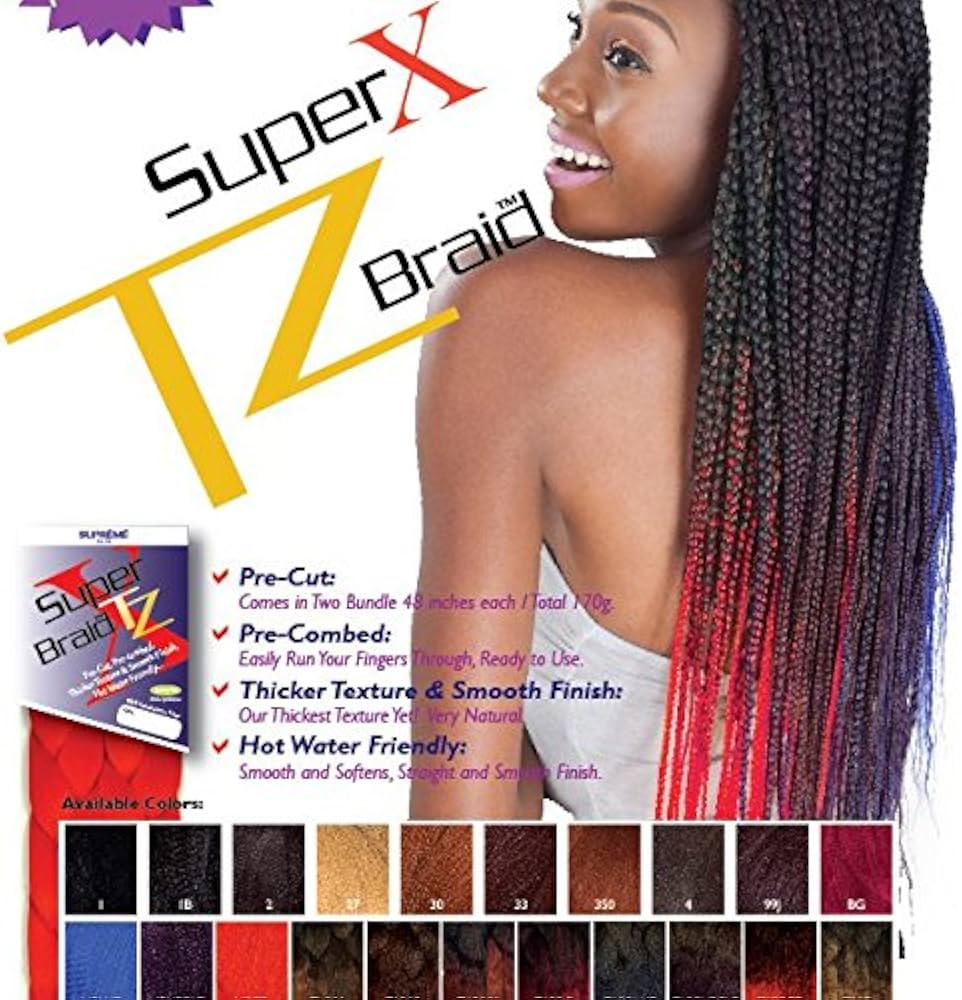 Amazon.com : Supreme Super X TZ Braid Pre Stretched Pre Combed