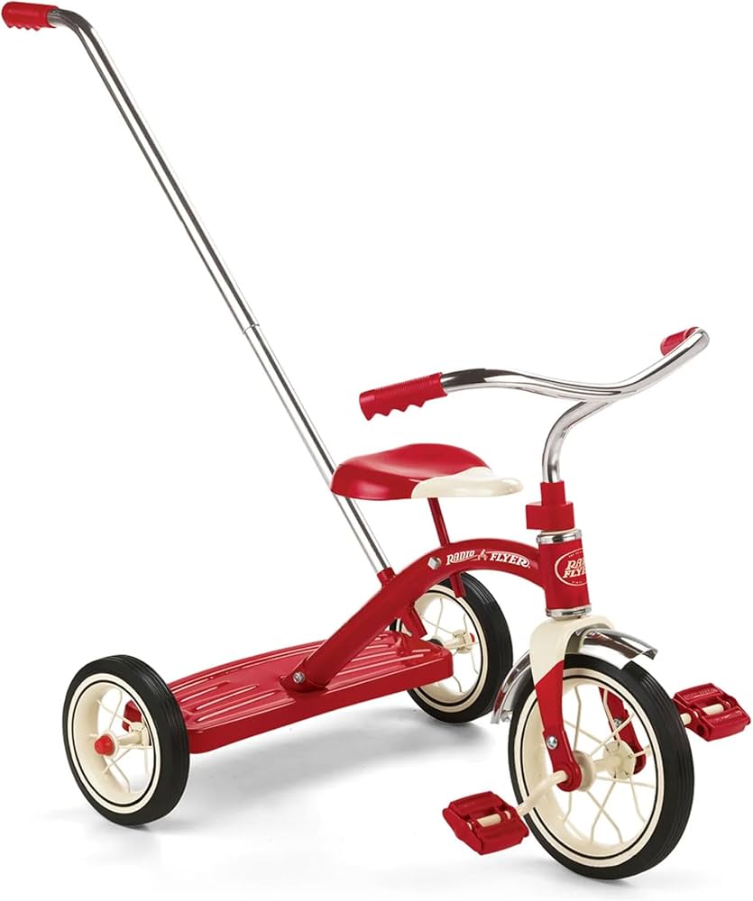 Amazon.com: Radio Flyer 34TX Kids Beginner Classic Steel Framed 10