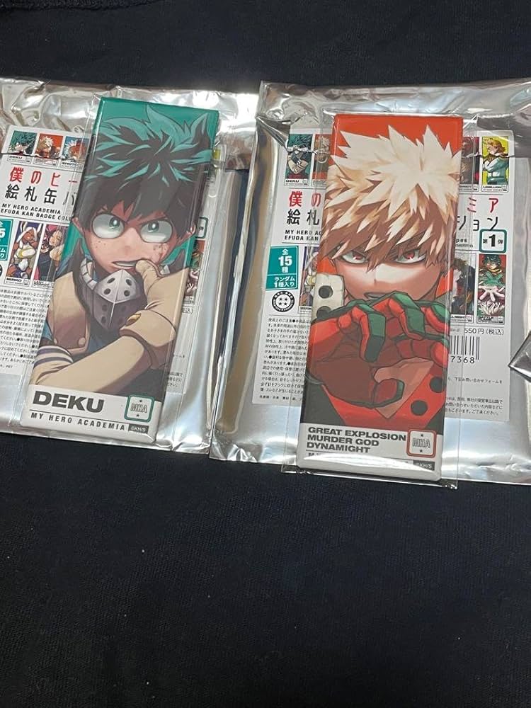 Amazon | 僕のヒーローアカデミア ヒロアカ 絵札缶バッジ 爆豪 緑谷