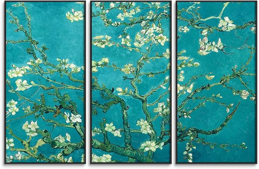 Amazon.co.jp: WOWTAC ゴッホ アートパネル 3枚セット 飾り絵 Van Gogh
