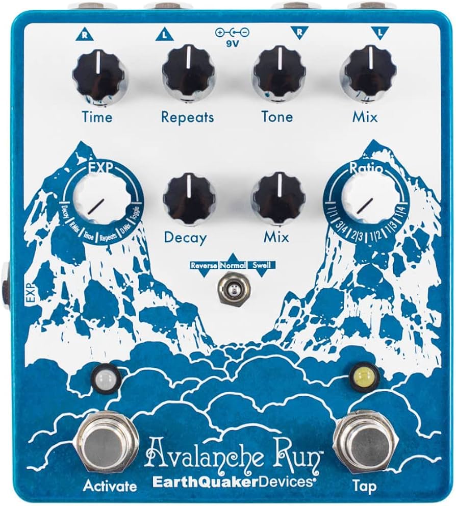 Amazon.com: EarthQuaker Devices Avalanche Run V2 Stereo Reverb