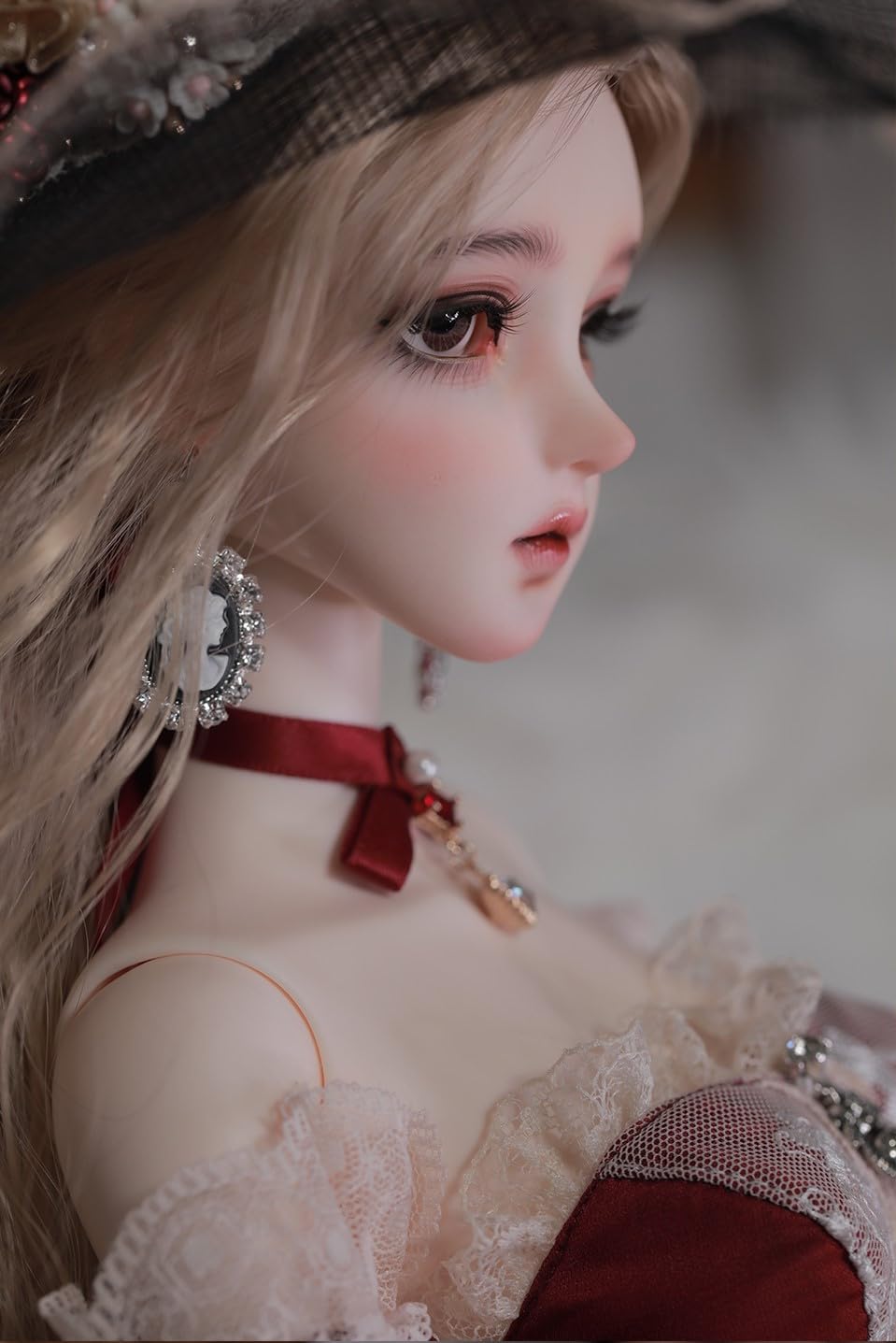 Amazon | BJDドール 球体関節人形 1／3 63.2cm 女 人形本体 ヘッド+