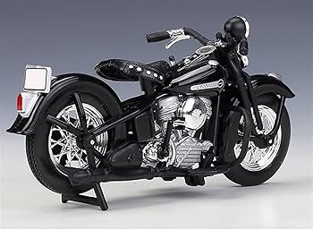 Amazon.co.jp: オートバイモデル 1:18 ハーレーダビッドソン FL パン